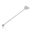 Stainless Steel Swizzle Sticks, Cocktail Coffee Stirrers, Love Heart Shape